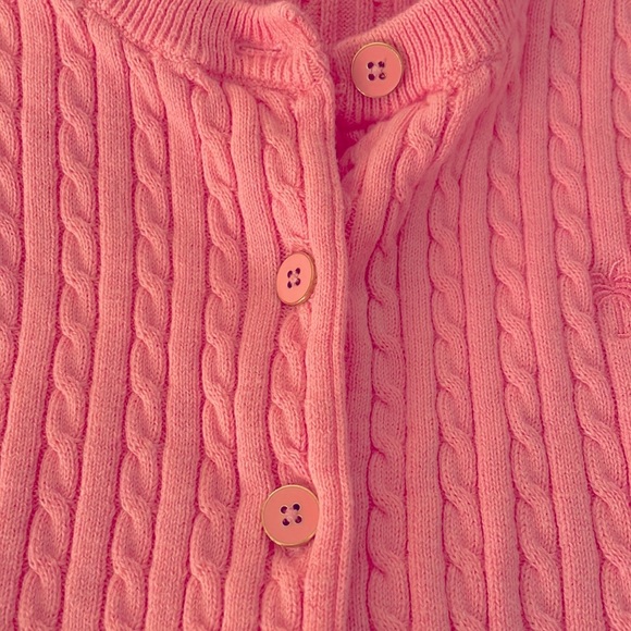 ⭐️ SOLD- Lilly Pulitzer Long Sleeve Cable Knit Cardigan Sweater - Picture 5 of 14